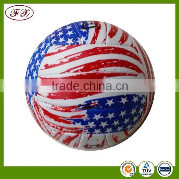 Inflatable Beach Custom Volleyball Ball Yiwu , Standard Official Professional Volleyball Ball Training photo-5