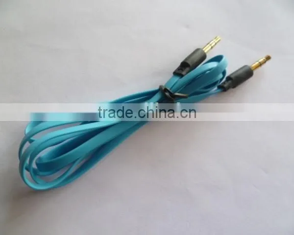New Fashion Colorful Noodle Audio Cable photo-3