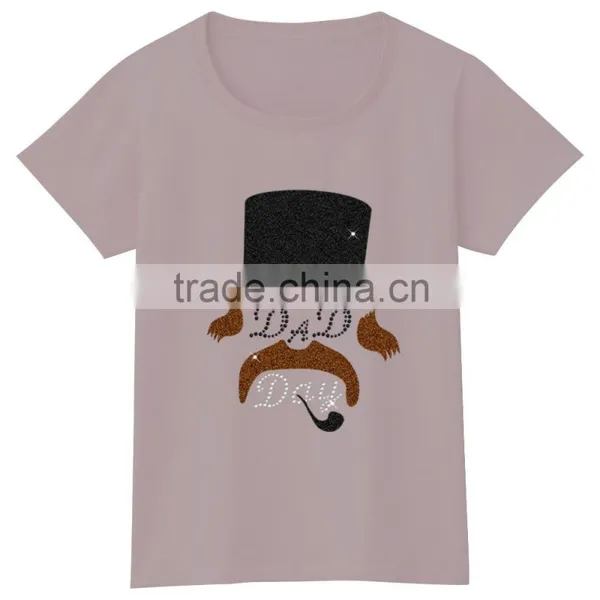Happy Dad Day Daughter for Father's Day Surprise Cotton Tshirt photo-2