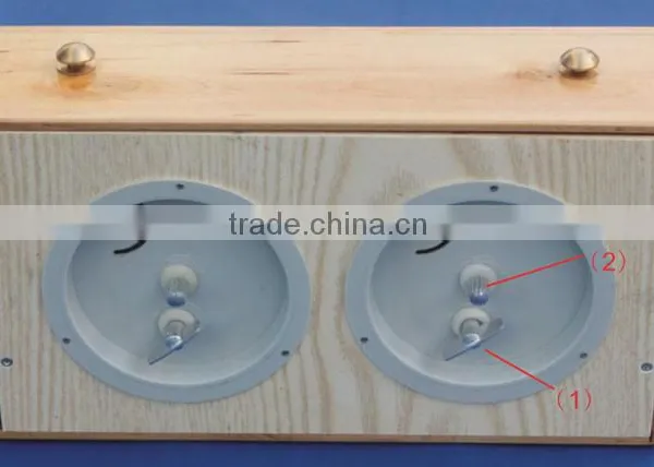 HIGH-QUALITY ANALOG WOOD MECHANICAL CHESS CLOCK photo-3