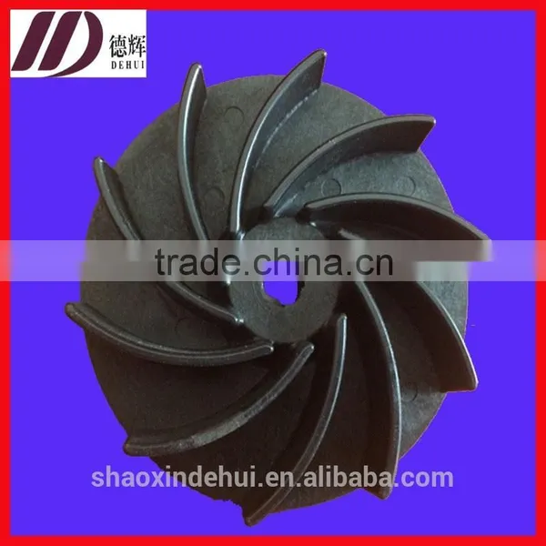 Black Plastic Water Pump Impeller
