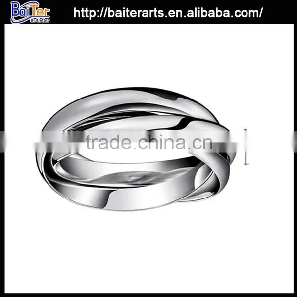 High Polished Fashion Men's Stainless Steel Men's Ring Wholesale photo-4