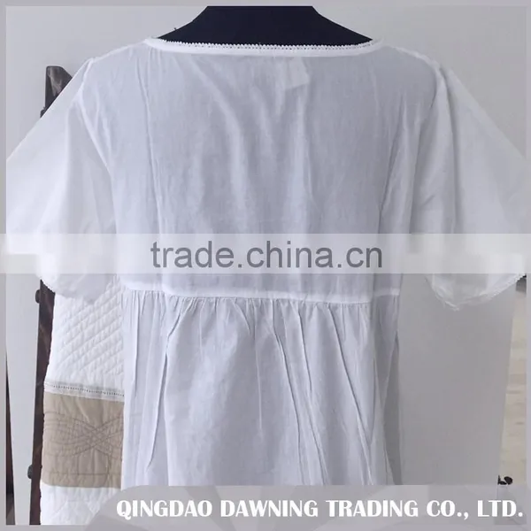 China Suppliers Class A Cotton Night Dress Nightgown Robe Sets photo-3