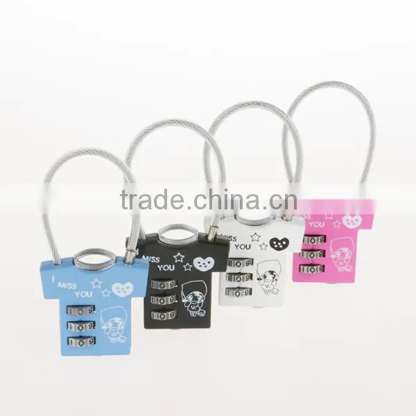 Hot Sale High Quality Lock Wire Cable Lock Luggage Digital Cable Lock for Christmas Gifts photo-5