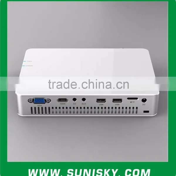2016 New DLP Portable Projector With Android 4.2.2 WiFi 3D LED Projectors With HDMI (SMP7048) photo-3