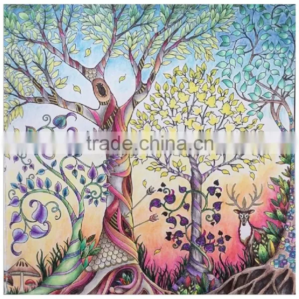 Hot Sale Fashion Hand-painted Decompression Enchanted Forest Secret Garden Children Adults Cheap Coloring Books photo-6