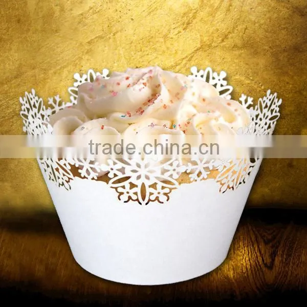 Green Laser Cut Different Colors Cupcake Wrappers Wholesale at Different Sizes photo-5