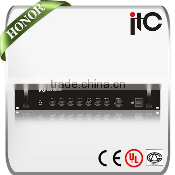 ITC T-60 Series Having 3 Level Priority Professional Power Mixer Amplifier photo-3