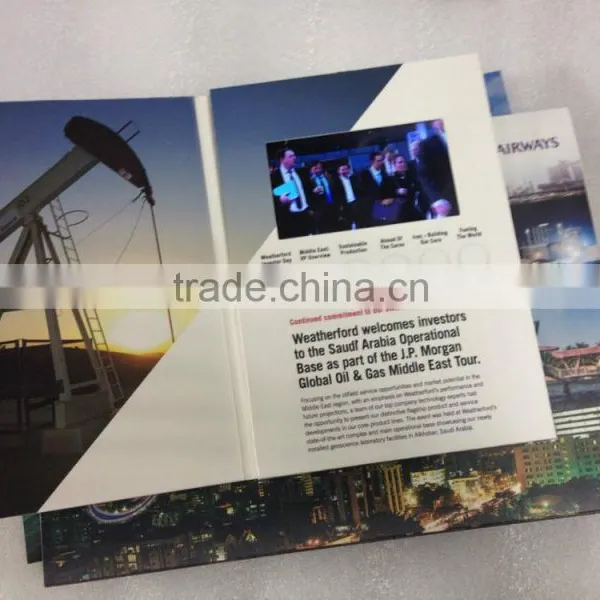 2015 4.3" Custom Video Greeting Card, Video Screen Greeting Cards, Lcd Video Cards photo-3