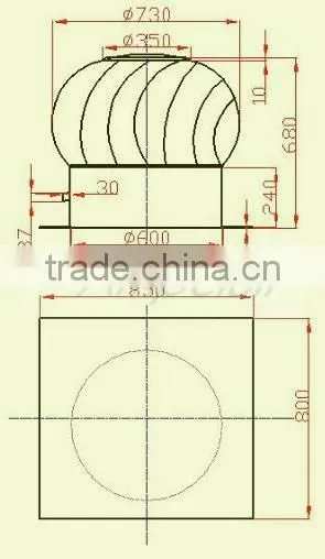 Vertical Turbine Roof Ventilation