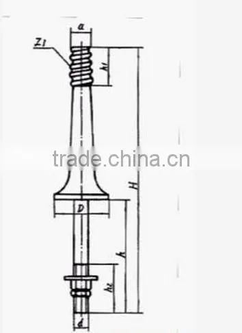 Supply BS.29 Spindle for Pin Insulator
