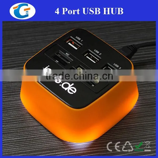 OEM Product Custom Logo Hub USB 2.0 With Card Reader photo-3
