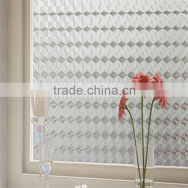 Most Hot Sales Frosted Glass Film -- 2D Static Window Film--- PVC Embossed Glass Sticker photo-2