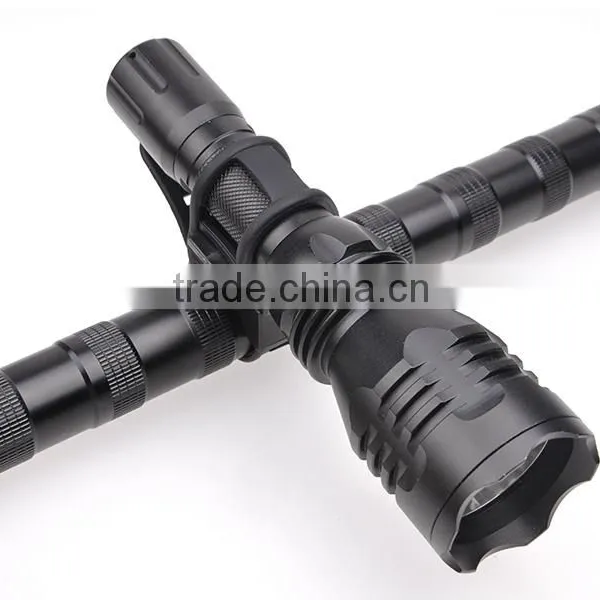 Universal Adjustable Plastic Flashlight Mount for Bicycle Wholesale photo-5
