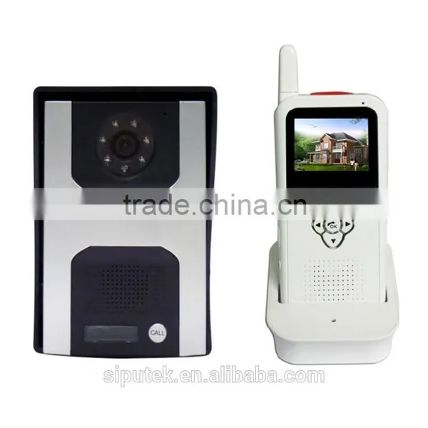 2.4ghz Digital Wireless Intercom Video Door Phone for Villa