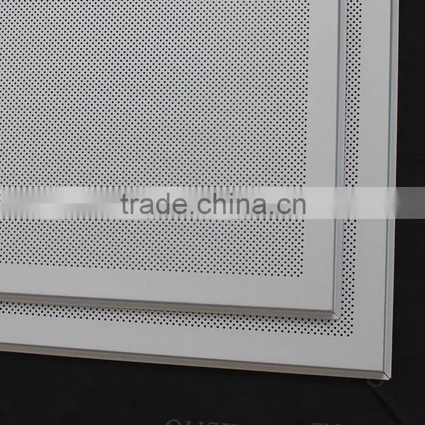 Widely Used White Aluminum Perforated 2x2 Acoustic Ceiling Tiles/Panel photo-3