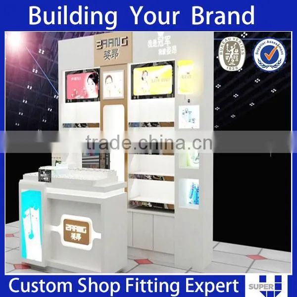 Shopping Mall Makeup Kiosk High Quality Customized Cosmetic Shop Display photo-5
