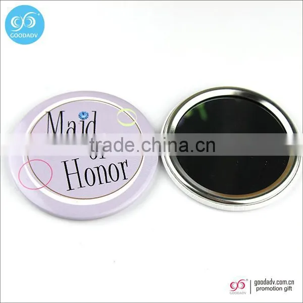 Guangzhou Cheap Wholesale Gift Pocket Mirror Custom Made Tin Makeup Mirror Quality Choice photo-3