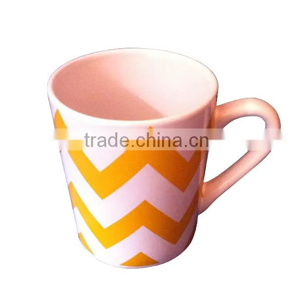 Wholesale Cheap Custom Made Stoneware Print Coffee Mug