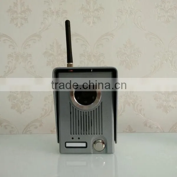 Access Control System 2.4Ghz 7inch TFT LCD Screen Wireless Video Doorbell Intercom for Apartment Touch Key photo-5