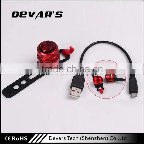 2016 Popular Colourful Silicone LED Bicycle Light With Battery photo-5