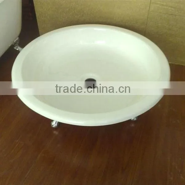 Square Enamel Cast Iron Shower Trays in Bathroom