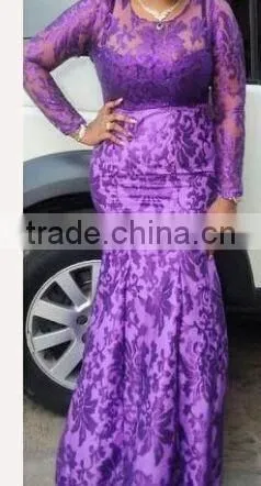 2015 Wholesale New Fantasy African French White Net Sequins Lace Fabric photo-6