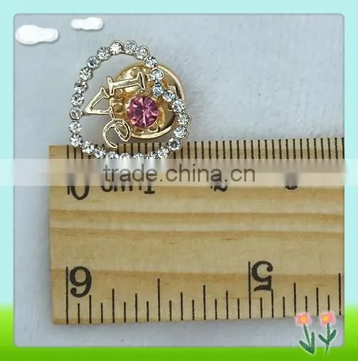 Wholesale Decorative Heart Shape Rhinestone Button photo-2