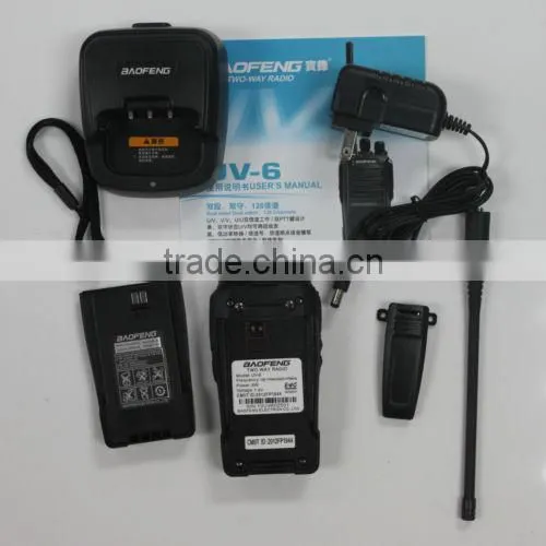 Baofeng Two Way Radio v6 BaoFeng UV-6 VHF/UHF136-174/400-470 Dual Band Radio V6 Walkie Talkie Transceiver photo-2