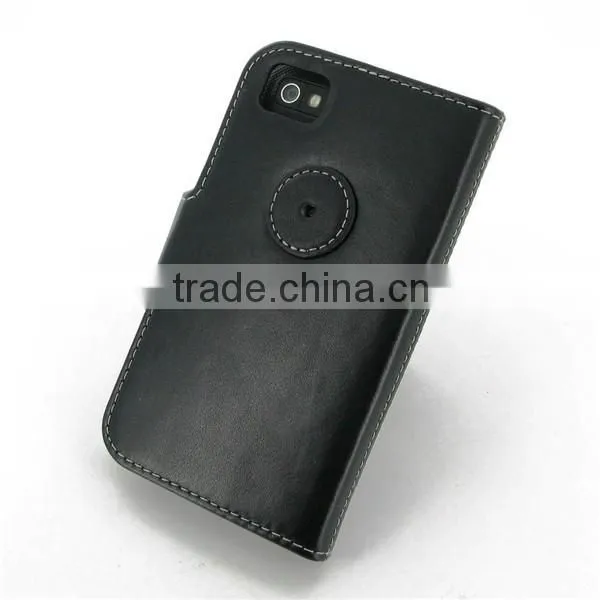 Classic Black PU Leather Stand Case Cover for Blackberry Z30 Case Screen Protector photo-6