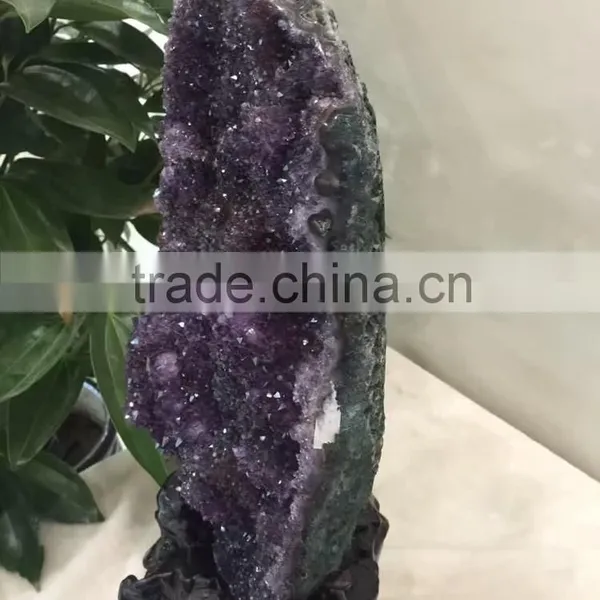 Natural Brazil Amethyst Crystals Stone Ornaments For Sale photo-5