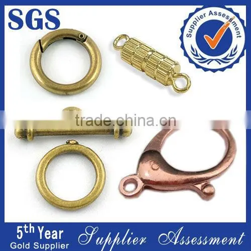 Brass Live Lobster Screw Clasp