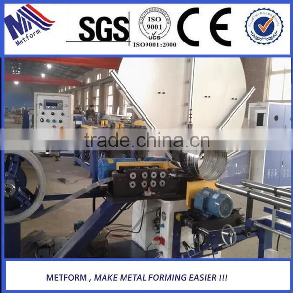 Exported to Germany HVAC Spiral Tubeformer Spiral Pipe Making Machine