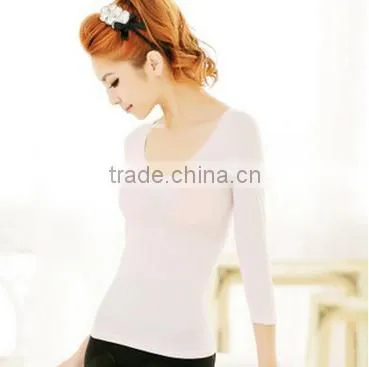 Women Body Shaper Long Sleeve t Shirt,female Slimming Product Sexy for Women NY035 photo-2