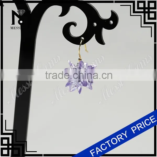 Custom Design Cubic Zirconia Earring Colorful Jewelry photo-2