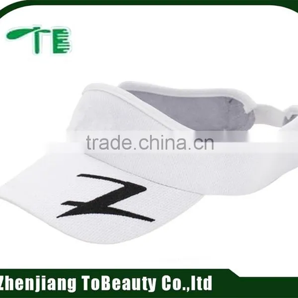 White Universal Embroidery Sun Visors photo-3