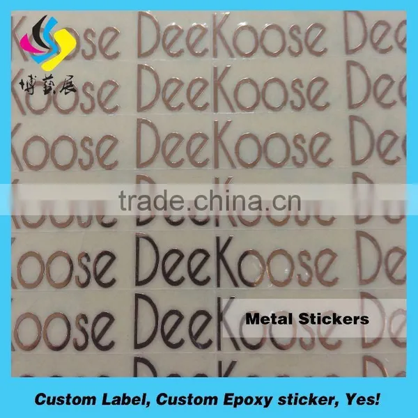 Customized Electroforming Label Metal Label Nickle Label Sticker With Adhesive photo-5