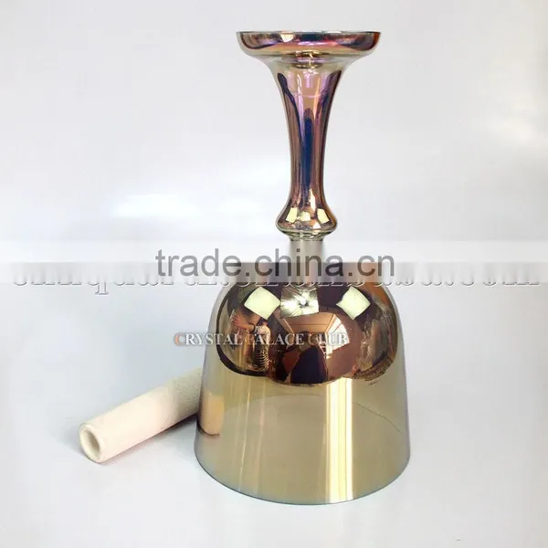 Light Titanium Quartz Crystal Singing Grail With Handle or Stand photo-5