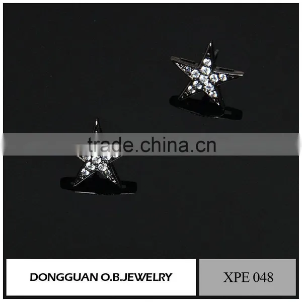 Brass Fashion Stud Earrings, Women Earrings,diamond Earrings Fashion Jewelry 2016 photo-3