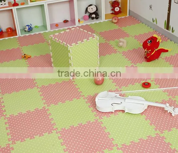 High Quality Colorful Print Polka Dot Indoor Foam Play Area photo-6