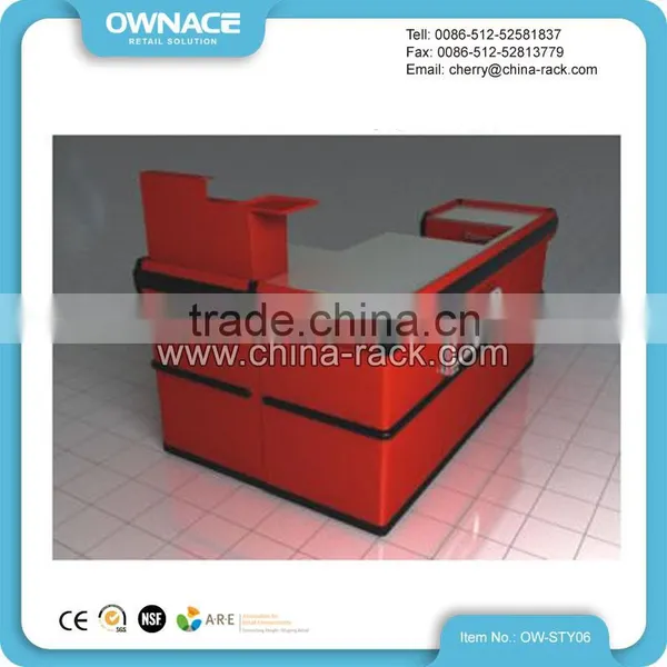 Hot Sale Store Checkout Counter Supermarket Cashier Stand for Sale photo-2