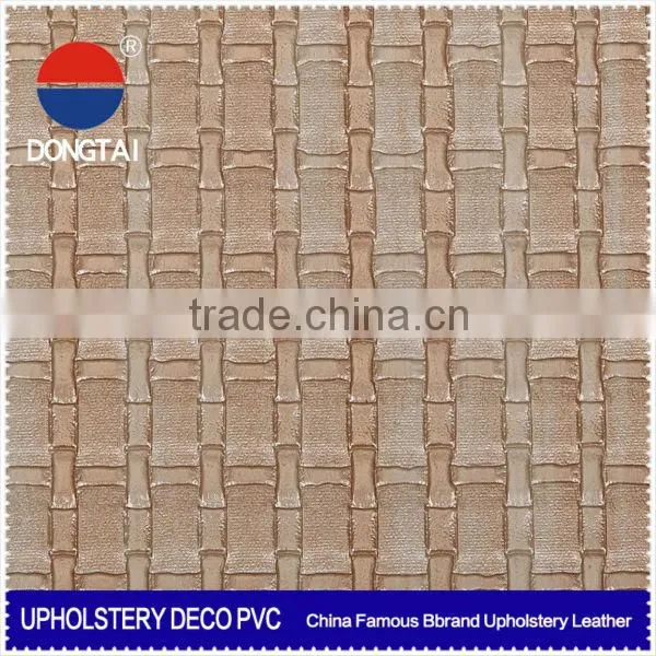 (Wenzhou Imitation Leather)interior Wall Stone Decoration PU/PVC Artficial Leather Woven or Nonwoven Fabric photo-4