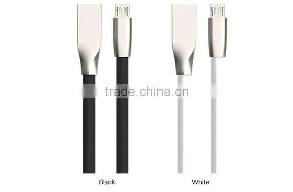 3D Zinc Alloy Head Candy Color 2.4A Fast Charging Usb Data Cable for Ios&Android photo-2