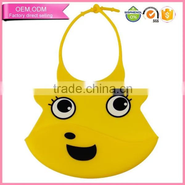Infant Mealtime Soft Silicone Baby Bib Manufacturers Usa With Cartoon Designs photo-5