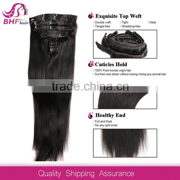 Double Drawn Thick Ends Curly Clip in Braided Extensions Hair photo-6