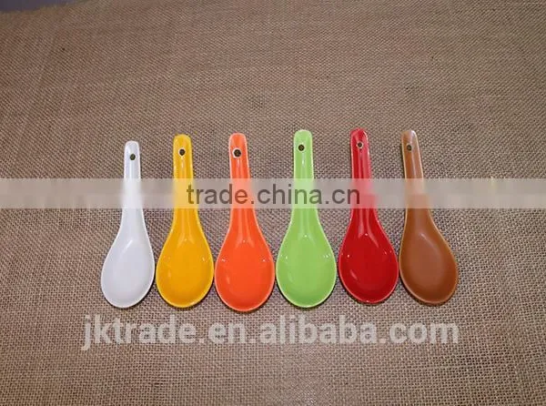 Cheap Bulk Creamic Coffee Spoon/ Porcelain Soup Spoon photo-6
