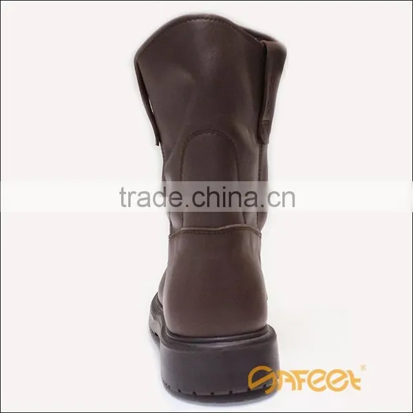 Steel Toe Cap Long Fields Shoes, Latest Safety Boots, Laceless Safety Boot With ce Certificate SA-3305 photo-3