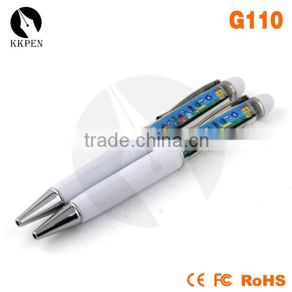 KKPEN Acrylic Barrel Floating Pen With Water Inside, Floater Pen for Business Gift photo-4