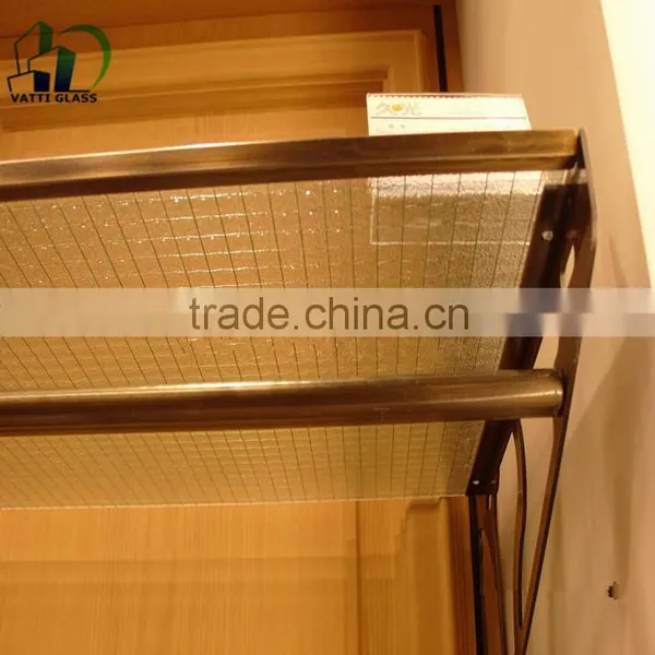 6mm Safety Mesh Wired Clear Glass, Wire Mesh Security Glass photo-6