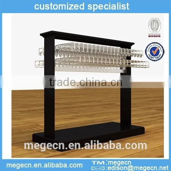 Commercial Clothes Shop Wood Trousers Display Shelf